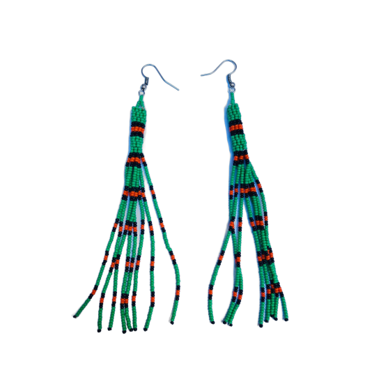 Brinco Missanga Etnia Kamayura Modelo:BREK4 1