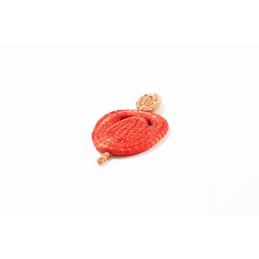 Porta Copo em fibra natural - Caju Vermelho 1