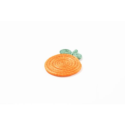 Porta Copo em fibra natural - Laranja 1