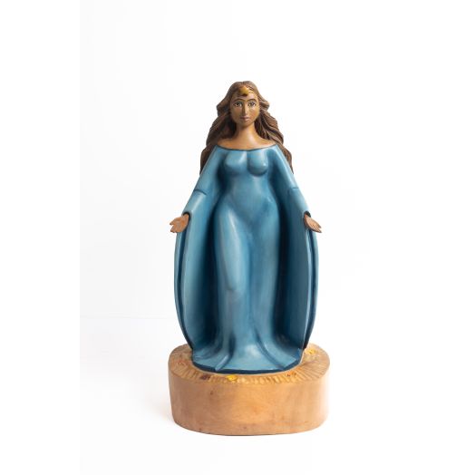 Iemanjá esculpida em Madeira 1