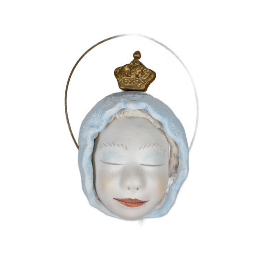Nossa Senhora Aparecida em ceramica - mod 02