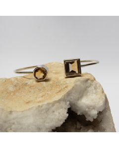 Pulseira Prata e Pedra Agua Marinha e Topazio - mod P04PP 1